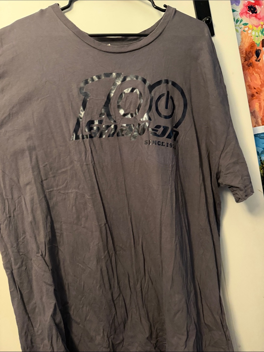 Men's Short Sleeve Graphic Tee in Charcoal Gray